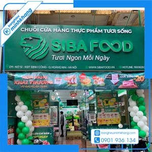 Bảng hiệu cửa hàng thực phẩm