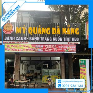 Bảng hiệu mì quảng