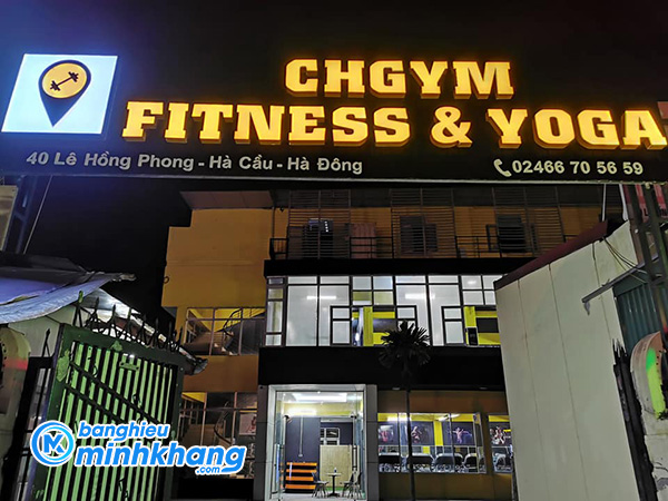 22+ Mẫu Bảng Hiệu Gym, Yoga, Aerobic Ấn Tượng Nhất | Bảng Hiệu Minh Khang